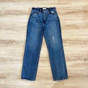 LOFT The 90s High Waist Straight Jeans
